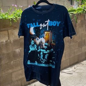 “Fall Out Boy” Bleached T-Shirt